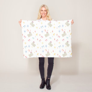 Couverture Polaire Starry Sparkle mignon voeu chiot