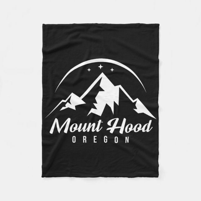 Couverture Polaire Station de ski de Mount Hood Oregon Ski Snowboard (Devant)