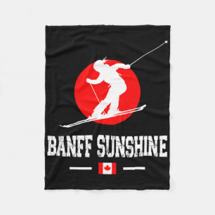 Couverture Polaire Station de ski de Nff Sunshine Canada Montagnes Ro
