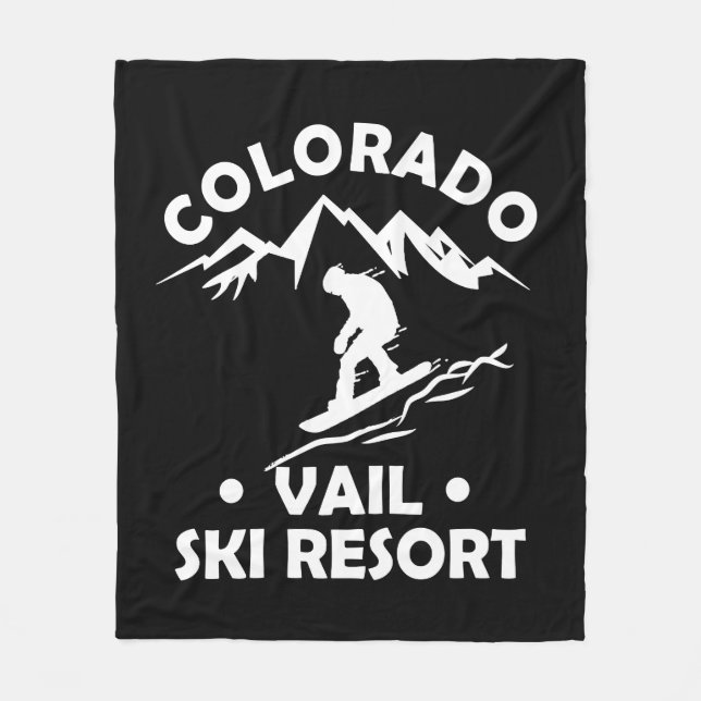 Couverture Polaire Station de ski de Vail Colorado (Devant)