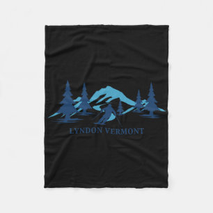 Couverture Polaire Station de ski Lyndon Vermont Skieur