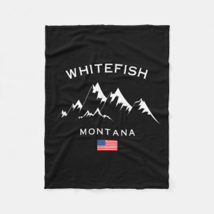 Couverture Polaire Station de ski Whitefish Montana Montagnes Rocheus