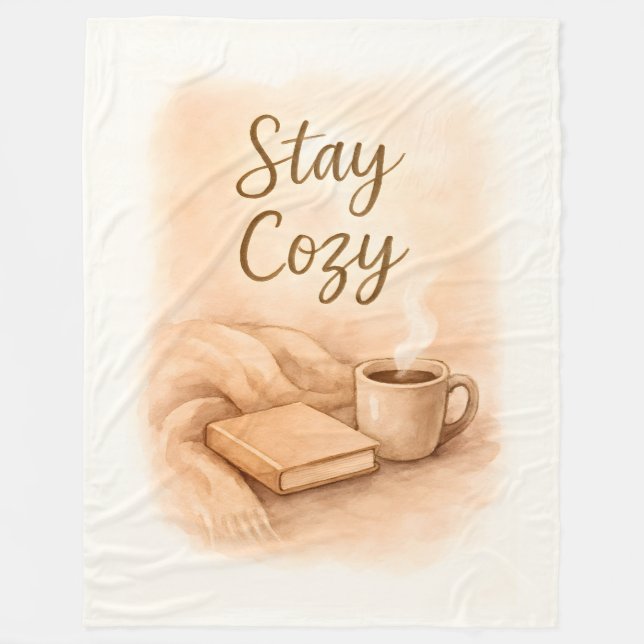 Couverture Polaire Stay cozy  (Devant)