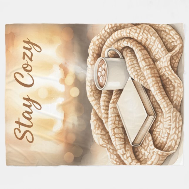 Couverture polaire 'Stay Cozy'  (Devant (Horizontal))