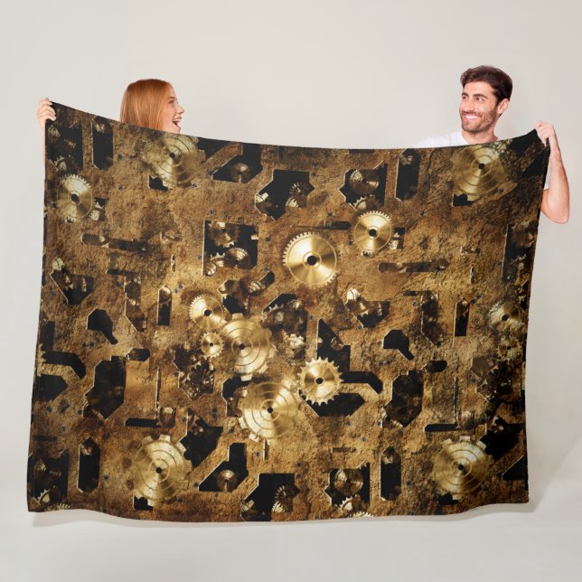 Couverture Polaire Steampunk (En situation)