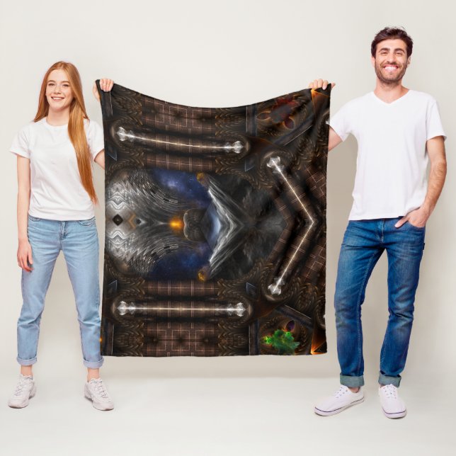Couverture Polaire Steampunk Visions (En situation)