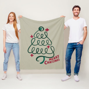Couverture Polaire Stéthoscope Joyeux Noël CNA Travailleur Médical