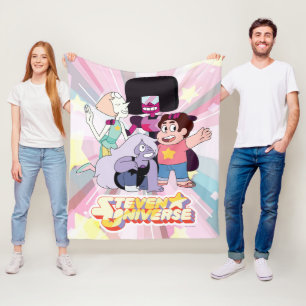 Couverture Polaire Steven Universe Crystal Gem Group Huddle