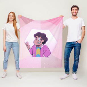 Couverture Polaire Steven Universe Portrait diamant rose