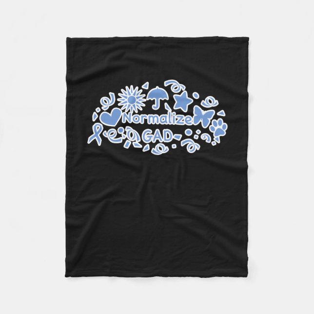 Couverture Polaire Sticker de banalisation de gad (bleu) (Devant)