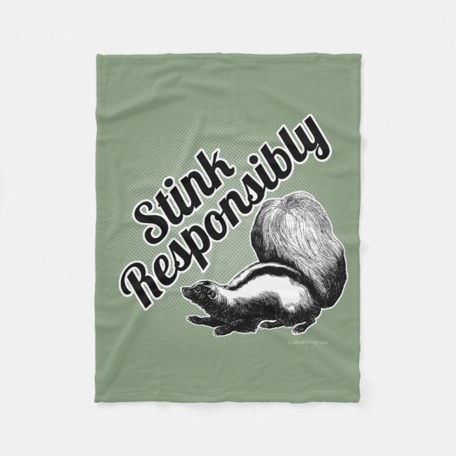 Couverture polaire Stink Responsibly (Devant)