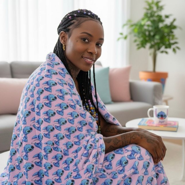 Couverture Polaire Stitch Fleece Blanket (Créateur téléchargé)