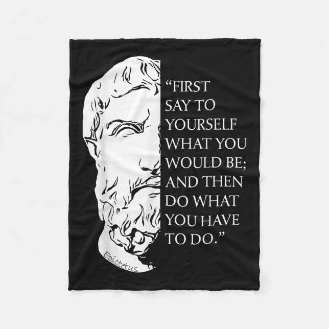 Couverture Polaire Stoïcisme Épictète Philosophie stoïque Citation Vi (Devant)