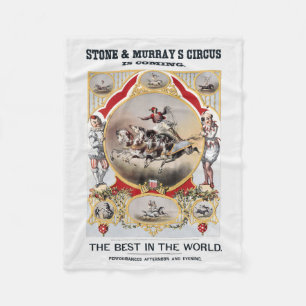 Couverture Polaire Stone & Murray's Circus, Circa 1870.