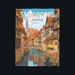 Couverture Polaire Strasbourg France Travel Art Vintage<br><div class="desc">Strasbourg design de voyage vectoriel rétro. Strasbourg est la capitale de la région du Grand Est,  anciennement Alsace,  dans le nord-est de la France.</div>