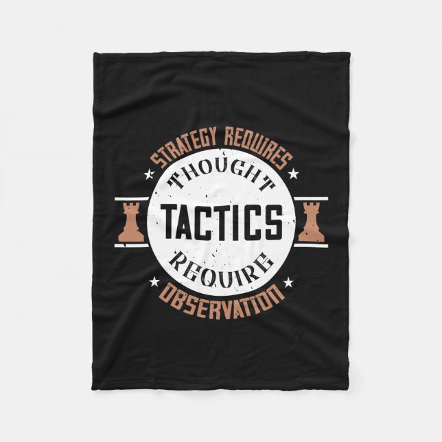 Couverture Polaire Strategy Requires Thought, Tactics Require Observa (Devant)