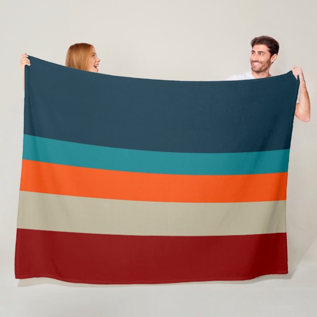 Couverture Polaire Stripes du sud-ouest 17 (En situation)