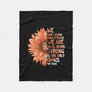 Couverture Polaire Strong Is The Only Choice