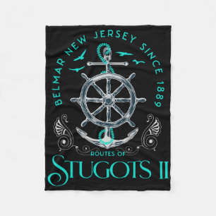 Couverture Polaire Stugots Belmar Nj Ancre en détresse T-shirt Sarcas