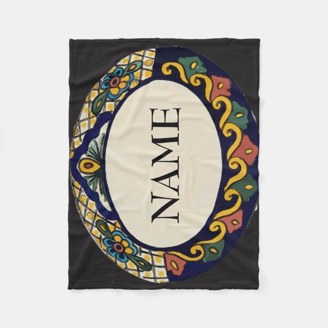 Couverture Polaire Style Carrelage mexicain Pays (Devant)