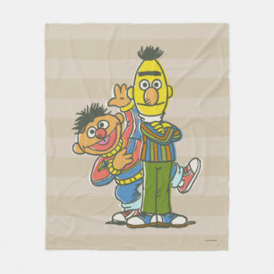Couverture Polaire Style classique Bert et Ernie