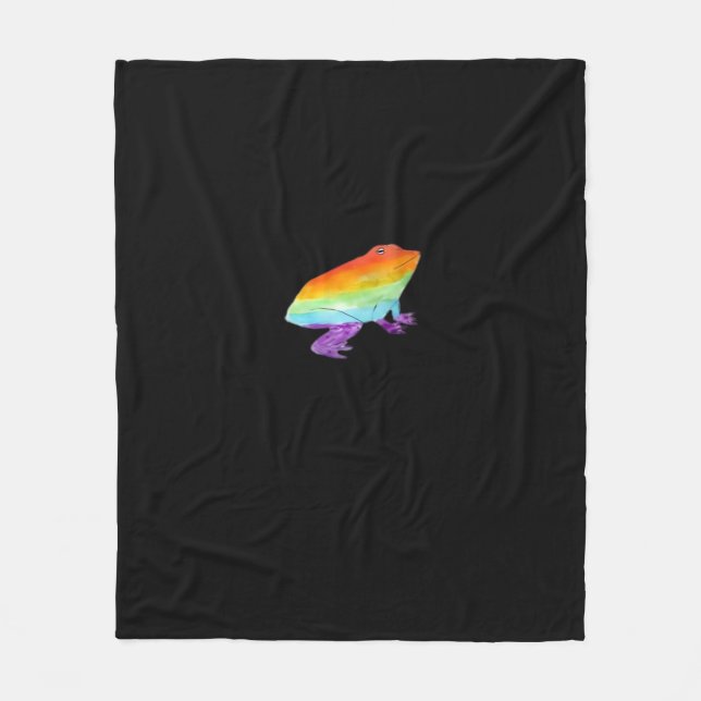 Couverture Polaire Style Classique Gay Frog Goblincore (Devant)