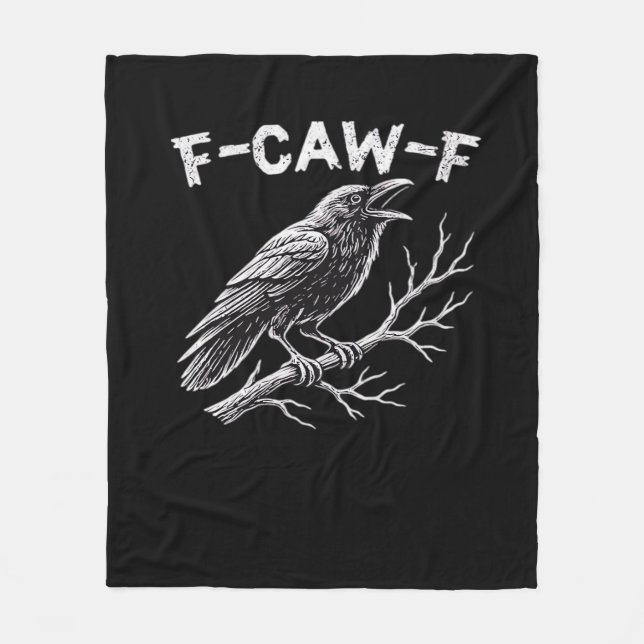 Couverture Polaire Style créatif F-Caw-F (Devant)