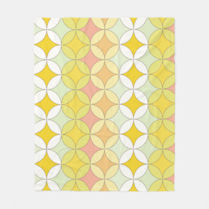 Couverture Polaire Style Disco Rétro Motif sans couture