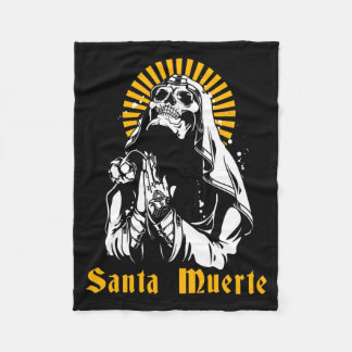 Couverture Polaire Sucre de gouvernement mexicain Santa Muerte pour h