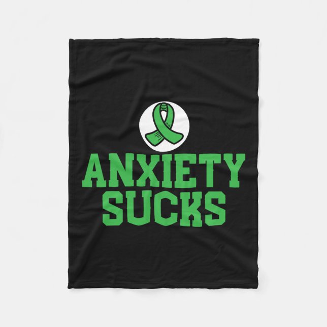 Couverture Polaire Sucre Soutien de sensibilisation à la santé mental (Devant)