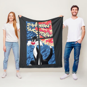 Couverture Polaire "Sufferin' Succotash" SYLVESTER™ Derrière la fenêt