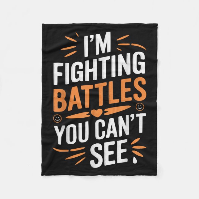 Couverture Polaire Suicide Awareness Depression Anxiety Mental Health (Devant)