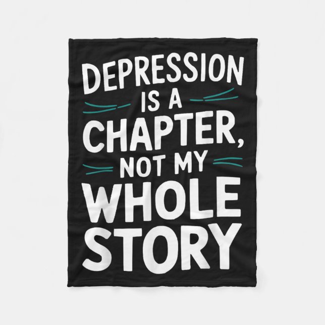 Couverture Polaire Suicide Awareness Depression Anxiety Mental Health (Devant)