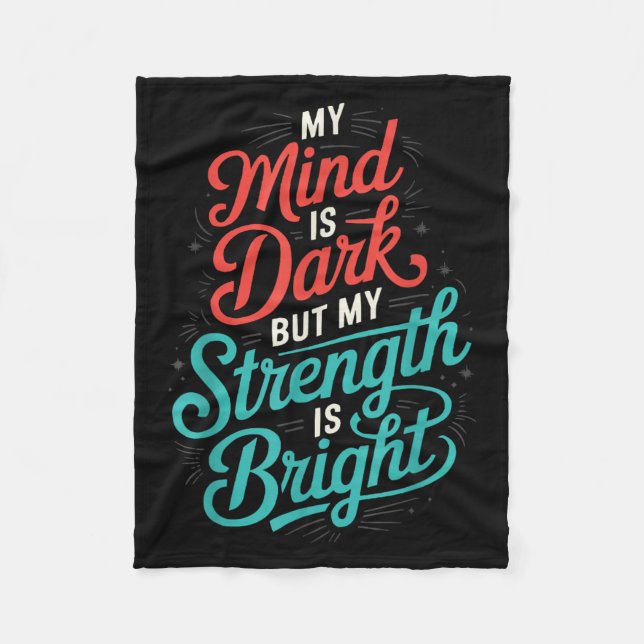 Couverture Polaire Suicide Awareness Depression Anxiety Mental Health (Devant)