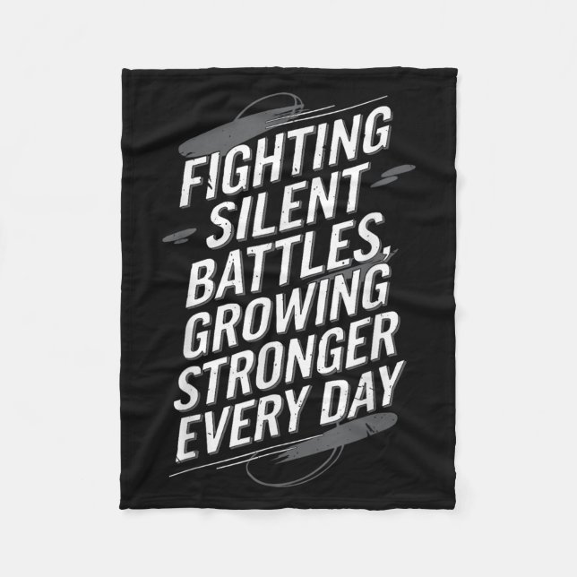 Couverture Polaire Suicide Awareness Depression Anxiety Mental Health (Devant)