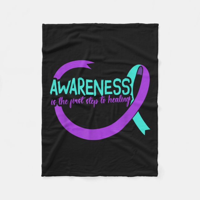 Couverture Polaire Suicide Awareness Suicide Prevention Suprt Survivo (Devant)