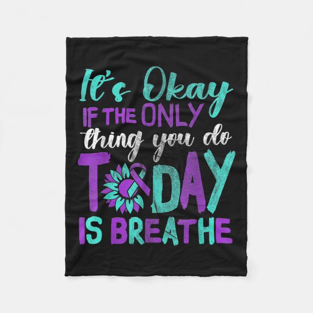 Couverture Polaire Suicide Awareness Suicide Prevention Suprt Survivo (Devant)