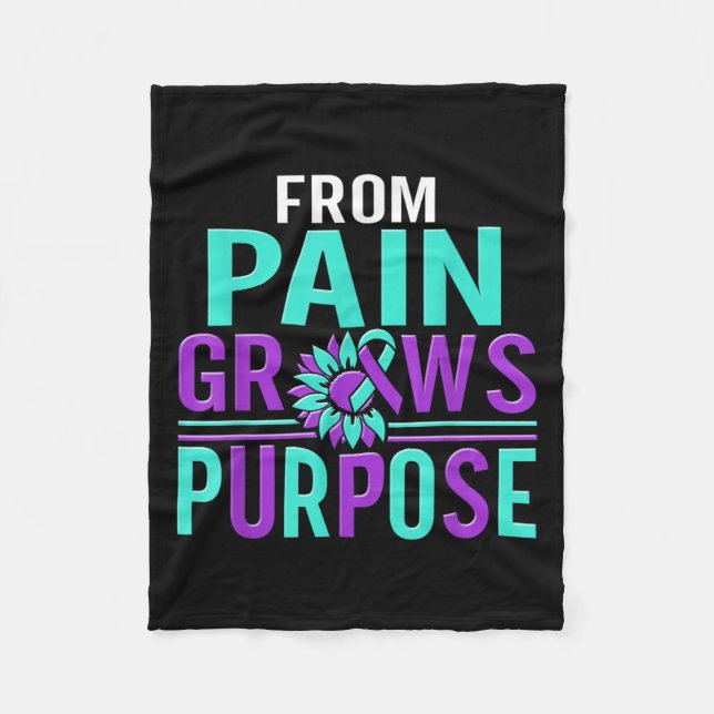 Couverture Polaire Suicide Awareness Suicide Prevention Suprt Survivo (Devant)