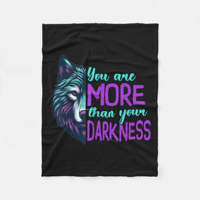 Couverture Polaire Suicide Awareness Suicide Prevention Suprt Survivo (Devant)