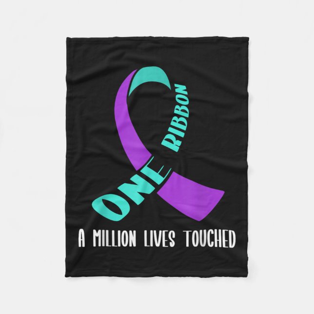 Couverture Polaire Suicide Awareness Suicide Prevention Suprt Survivo (Devant)