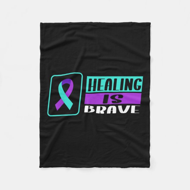 Couverture Polaire Suicide Awareness Suicide Prevention Suprt Survivo (Devant)