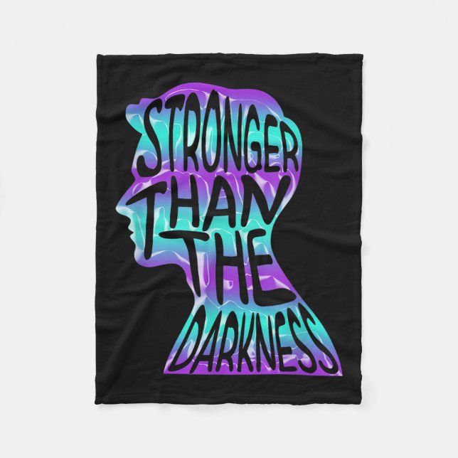 Couverture Polaire Suicide Awareness Suicide Prevention Suprt Survivo (Devant)