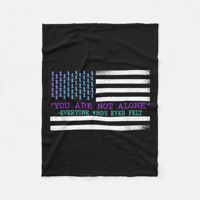 Couverture Polaire Suicide Awareness Suicide Prevention Suprt Survivo (Devant)