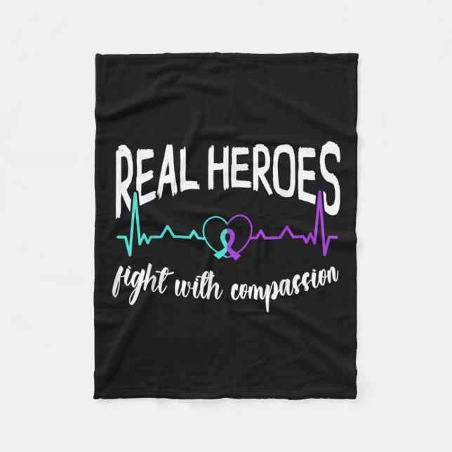 Couverture Polaire Suicide Awareness Suicide Prevention Suprt Survivo (Devant)