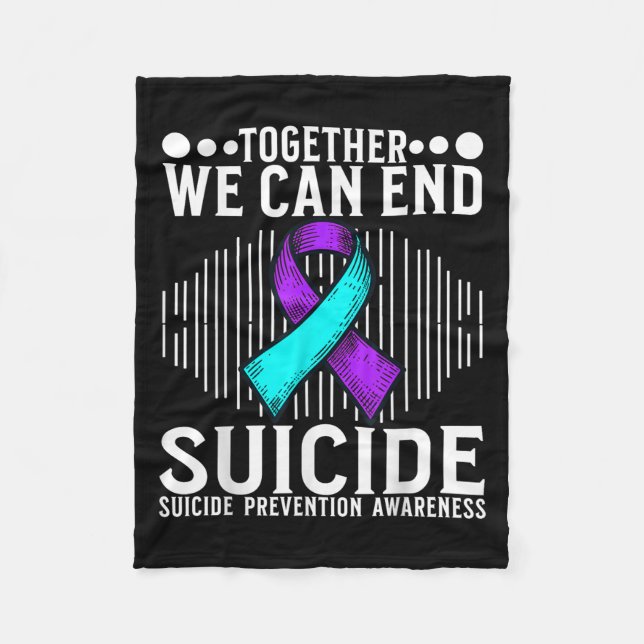 Couverture Polaire Suicide Awareness Suprt Suicide Prevention Awarene (Devant)