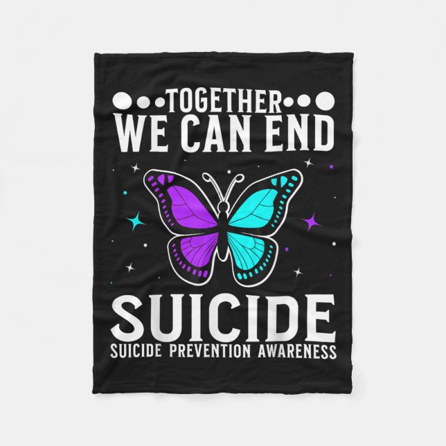 Couverture Polaire Suicide Awareness Suprt Suicide Prevention Awarene (Devant)