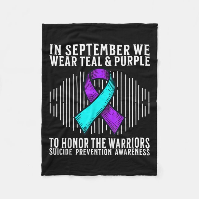 Couverture Polaire Suicide Awareness Suprt Suicide Prevention Awarene (Devant)