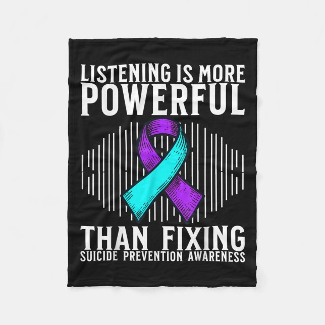 Couverture Polaire Suicide Awareness Suprt Suicide Prevention Awarene (Devant)