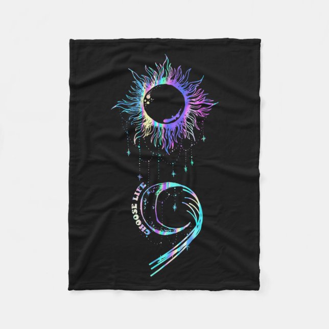 Couverture Polaire Suicide Prevention Awareness Choose Life Semicolon (Devant)