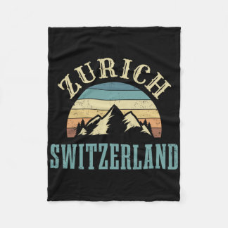 Couverture Polaire Suisse Alpes Ski Montagnes suisses Lover Cadeau